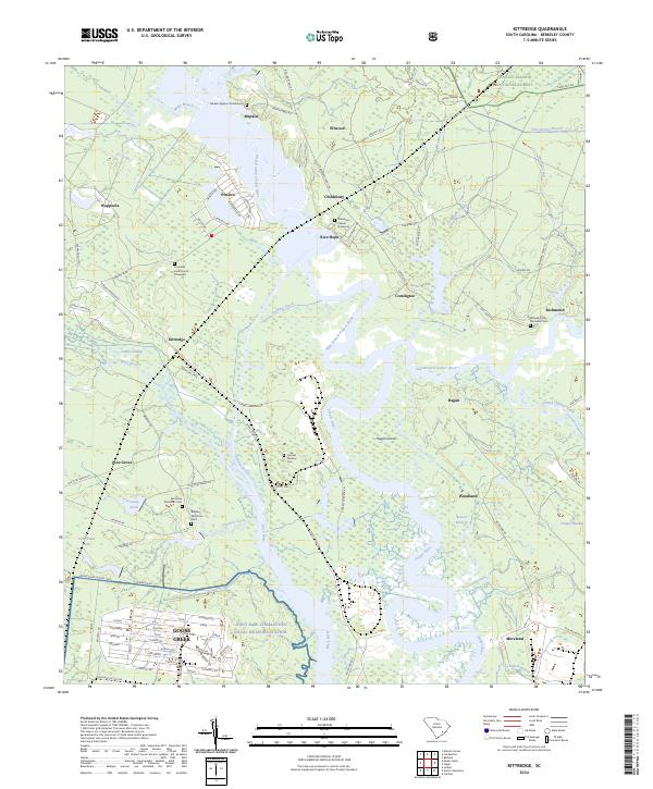 US Topo 7.5-minute map for Kittredge SC