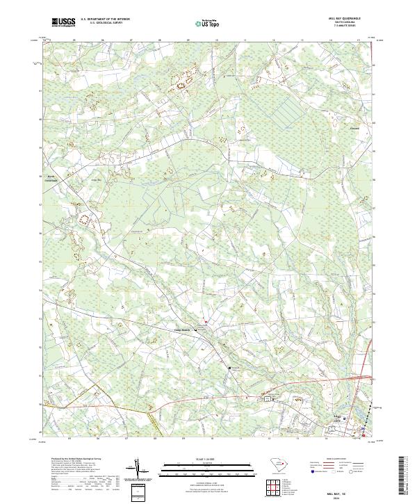 US Topo 7.5-minute map for Mill Bay SC