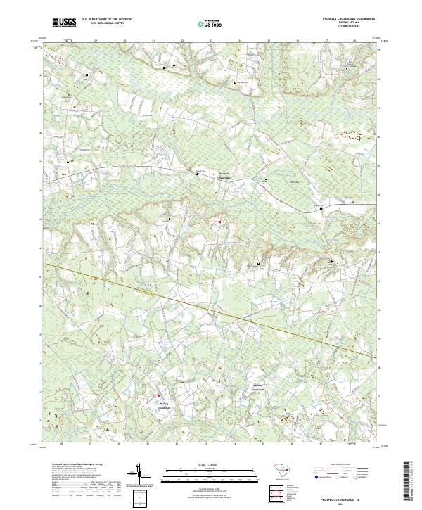 US Topo 7.5-minute map for Prospect Crossroads SC