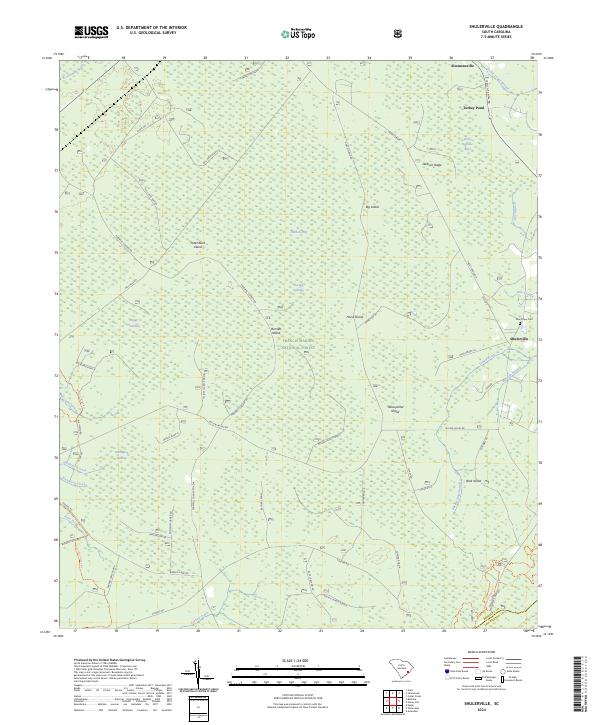 US Topo 7.5-minute map for Shulerville SC