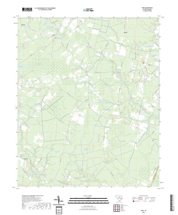 US Topo 7.5-minute map for Trio SC