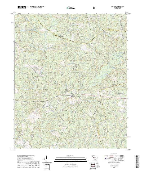US Topo 7.5-minute map for Winterseat SC