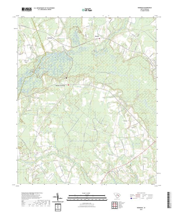 US Topo 7.5-minute map for Workman SC