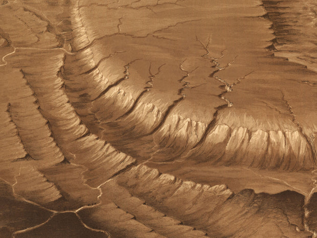 Bird's Eye View of the Black Hills, SD. - 1880