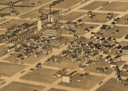 Bird's Eye View of Aberdeen, SC. 1883