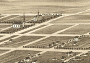 Bird's Eye View of Frederick, SD. - 1883