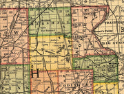 Map of South Dakota, 1892