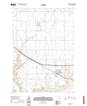 USGS US Topo 7.5-minute map for Alexandria SD 2021