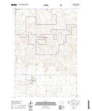 USGS US Topo 7.5-minute map for Bison SD 2021