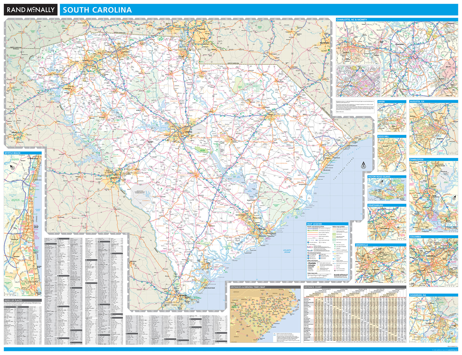 South Carolina by Rand McNally