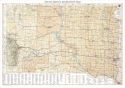 South Dakota Recreation Map by Benchmark Maps