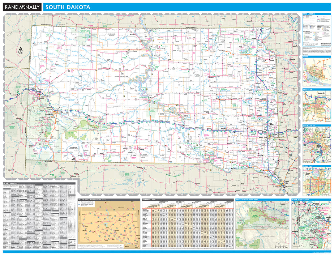 South Dakota by Rand McNally