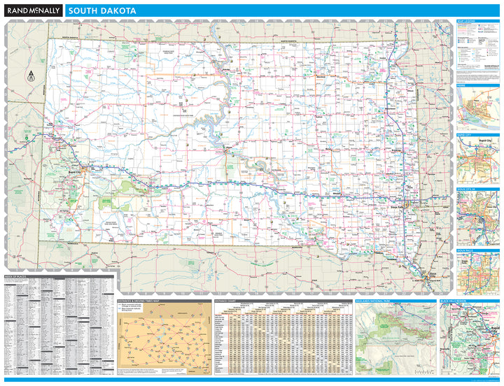 South Dakota by Rand McNally