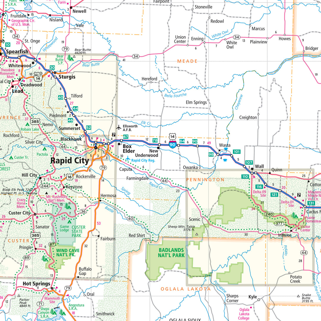South Dakota by Rand McNally