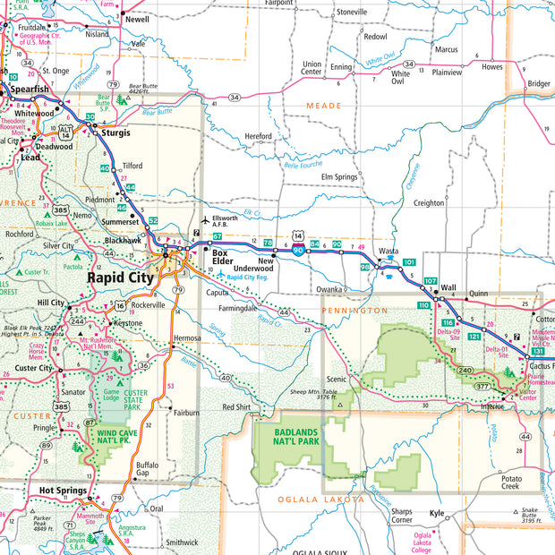 South Dakota by Rand McNally