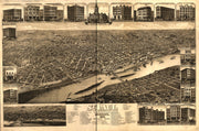 St. Paul, Minnesota, 1883 - State Capital and County Seat of Ramsey County