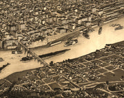 St. Paul, Minnesota, 1883 - State Capital and County Seat of Ramsey County