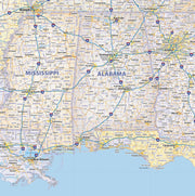 Central USA Wall Map