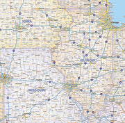 Central USA Wall Map