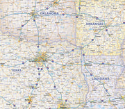 Central USA Wall Map
