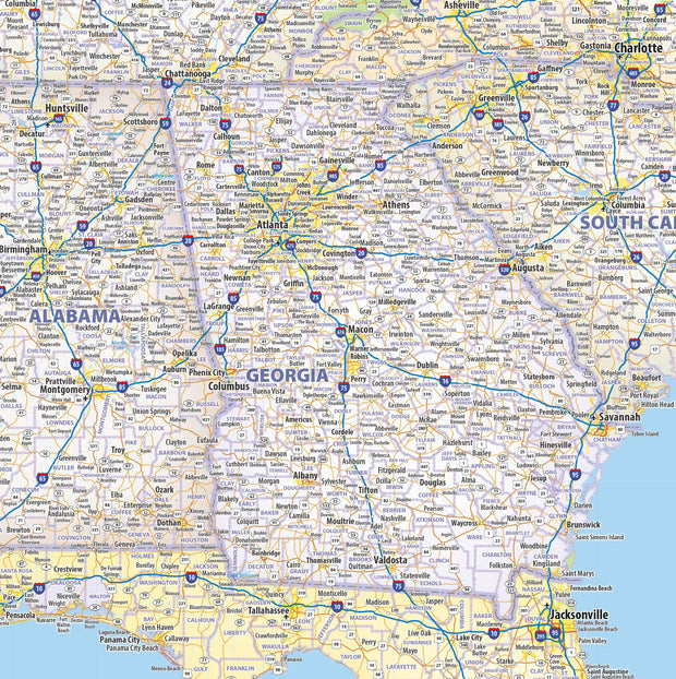 Eastern USA Wall Map