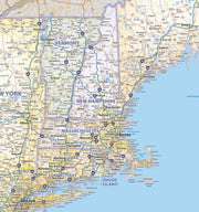 Eastern USA Wall Map