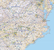 Eastern USA Wall Map