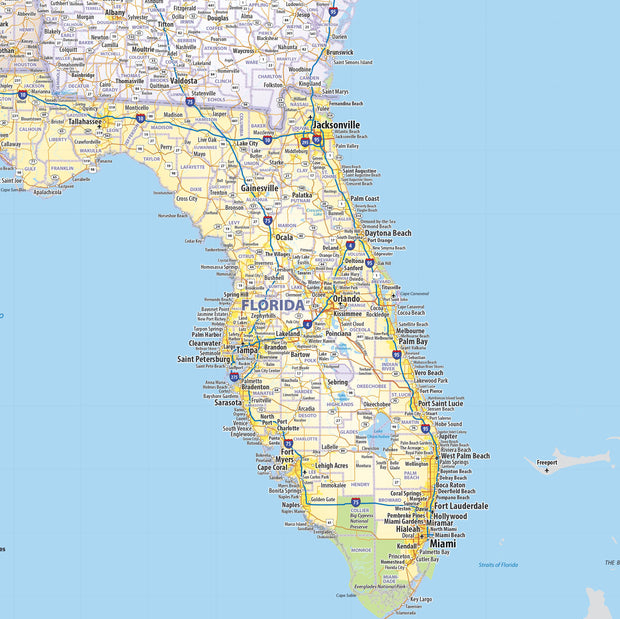 Eastern USA Wall Map