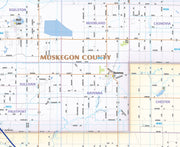 Grand Rapids Metro Area Wall Map