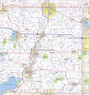 Milwaukee Metro Area Wall Map
