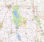 Milwaukee Metro Area Wall Map