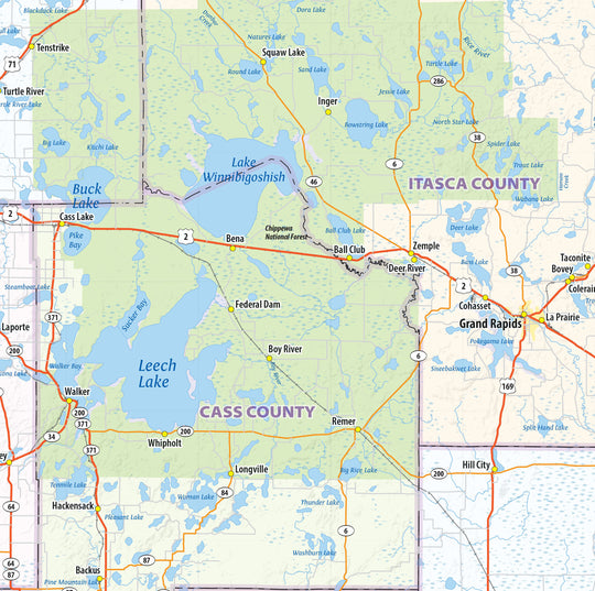 Minnesota State Wall Map – American Map Store