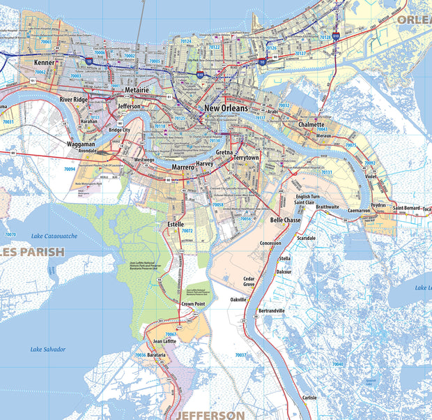 New Orleans Metro Area: Detailed PDF Download New Orleans Metro Area: Detailed PDF Download