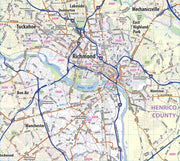 Richmond Va Metro Area Wall Map