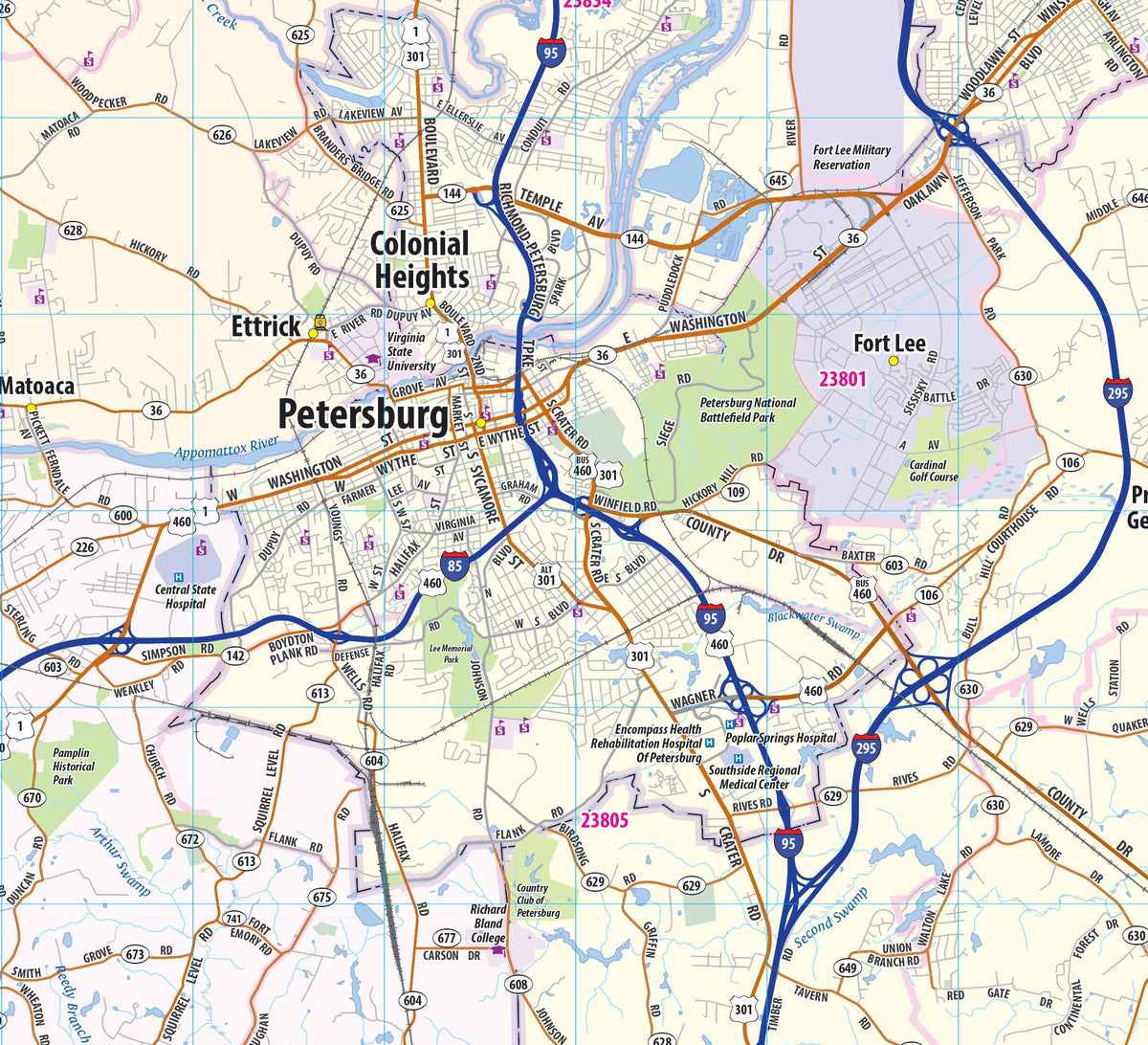 Fun Rva Map Richmond Va Metro Area Wall Map – American Map Store