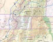 Utah State Wall Map