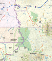 Utah State Wall Map