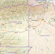 Utah State Wall Map