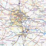 Virginia State Wall Map