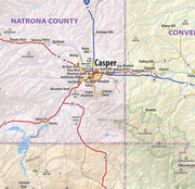 Wyoming State Wall Map