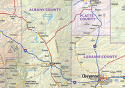 Wyoming State Wall Map