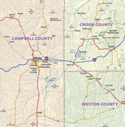 Wyoming State Wall Map