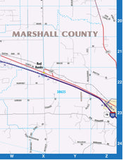 Memphis Greater Metro Area Wall Map