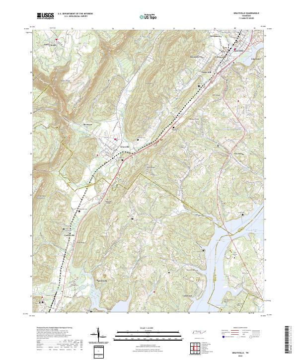 US Topo 7.5-minute map for Graysville TN