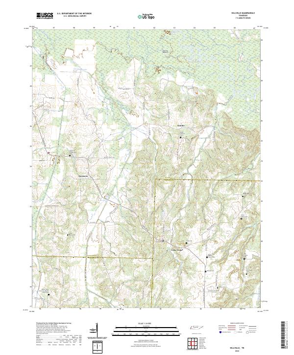 US Topo 7.5-minute map for Hillville TN