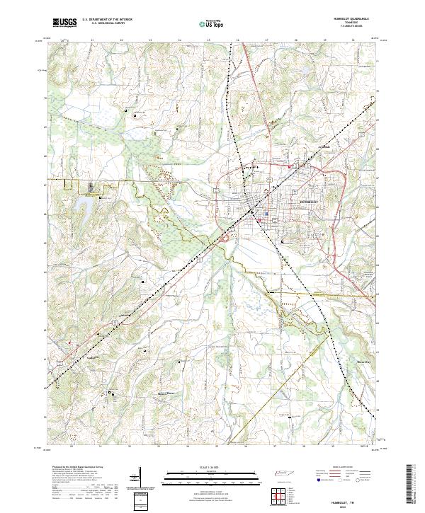 US Topo 7.5-minute map for Humboldt TN