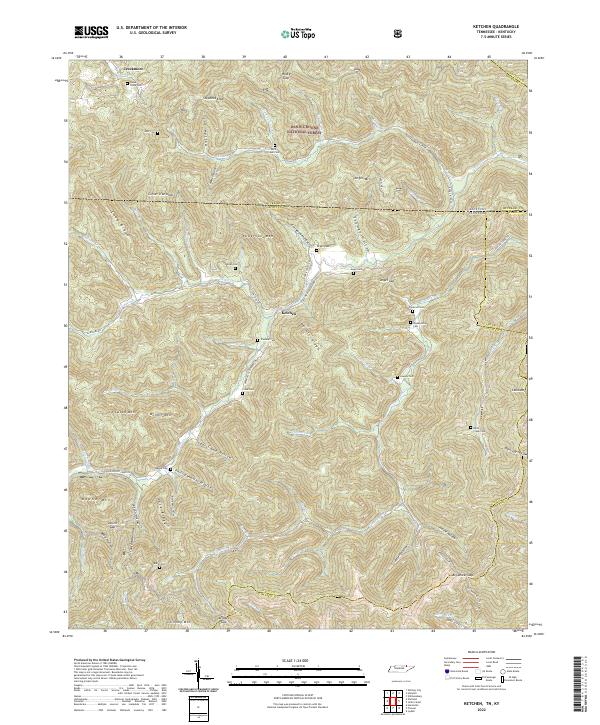 US Topo 7.5-minute map for Ketchen TNKY