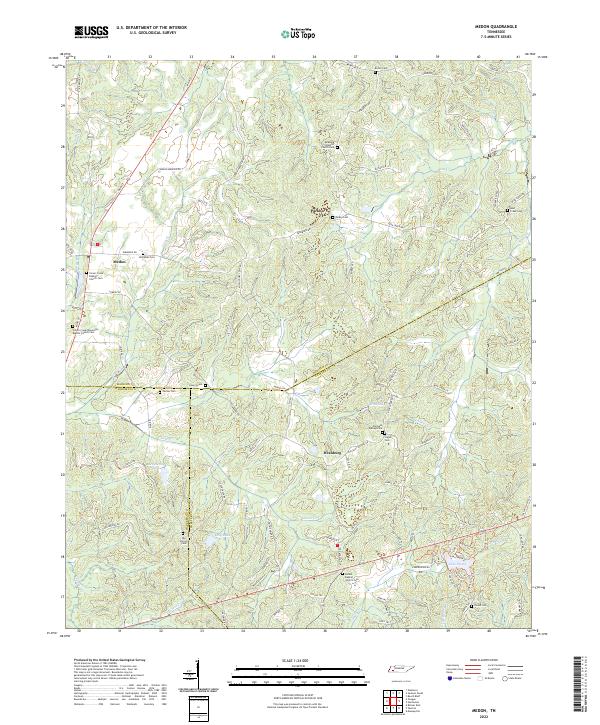 US Topo 7.5-minute map for Medon TN