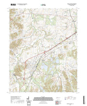 US Topo 7.5-minute map for Mount Pleasant TN