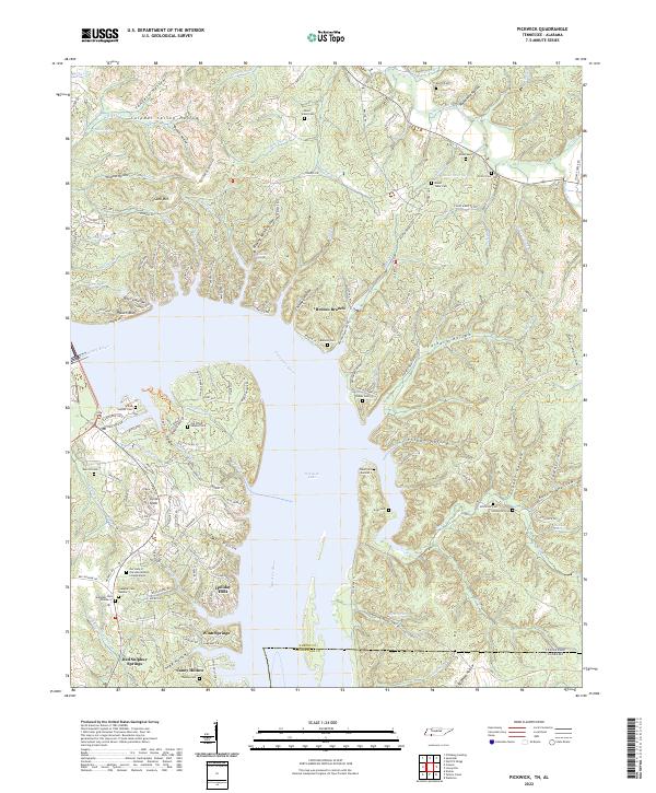 US Topo 7.5-minute map for Pickwick TNAL